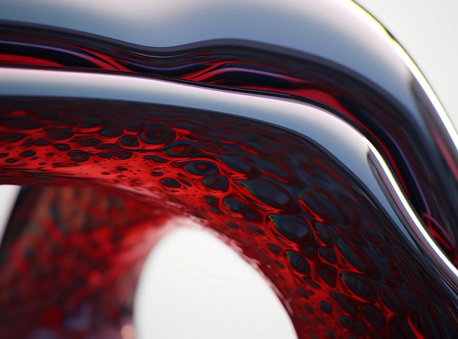 Textura oscura con detalles rojos